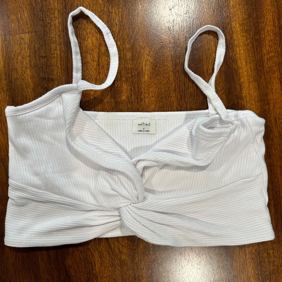 Aritzia Wilfred Crop Top White - Size S. - Picture 10 of 14